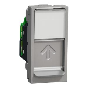UTIČNICA RJ45 CAT6A FTP 1 MODUL ALU