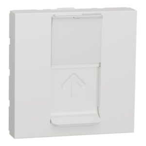 UTIČNICA RJ45 CAT6A FTP 2 MODULA BELA