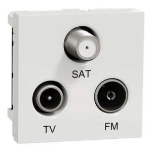 Unica N: FM/TV/SAT individualna uticnica, 2M bela