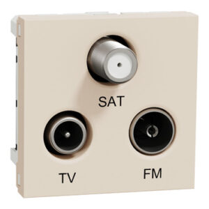 Unica N: 2M FM/TV/SAT individualna uticnica, bež