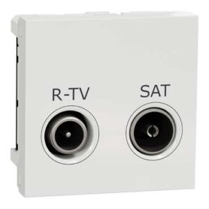 Unica N: 2M R-TV/SAT individualna uticnica, bela