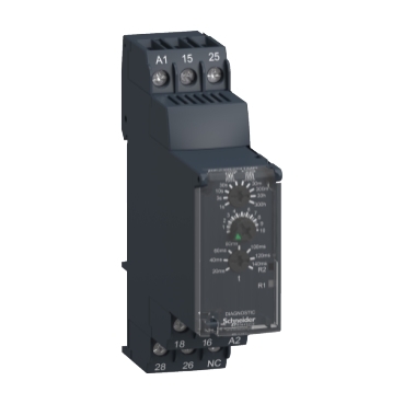 Vremensko rele RE22, Y/D (Qt), 0.05s-300h, 2C/O, 24…240V AC/DC