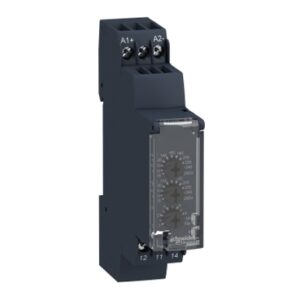 Zelio Kontrola: modularna relejna kontrola jednofaznog naizmeničnog i jednosmernog napona, podnapona i prenapona, "prozorski režim" U=65...260V AC/DC, 1C/O, 5A