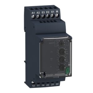 Zelio Kontrola: modularni relej za kontrolu struje 0,15-15A, 380...415V AC, 2 C/O, 8A, kašnjenje isključenja 0,1-30s