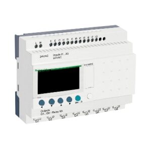ZELIO: programabilni relej, 12 ulaza ,8 relejnih izlaza, napajanje 24V AC, sa displejom i satom