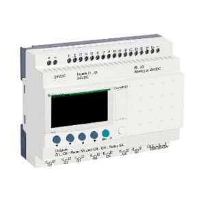 ZELIO: programabilni relej, 16 ulaza, 10 relejnih izlaza, napajanje 24V DC, sa displejom i satom
