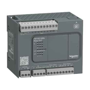 CONTR. M100-N 16I/O 220VAC, RELEJ OUTPUTS