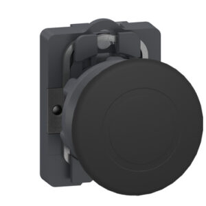 Pečurkasti Taster 22mm crni 1NO
