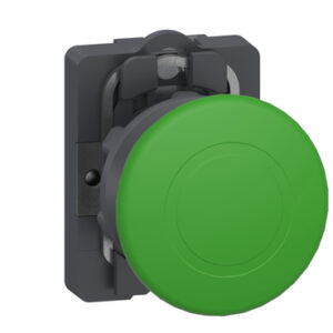 Pečurkasti Taster 22mm zeleni 1NO