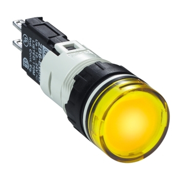 Harmony 6: Signalna svetiljka fi 16, integrisana LED 12...24V AC/DC, kružna, žuta, IP65
