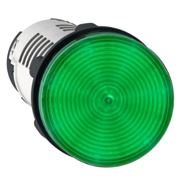 Harmony 7: Signalna svetiljka fi 22, integrisana LED 230V AC, zelena, IP65
