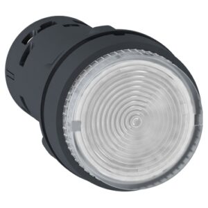 Harmony 7: Taster svetleci fi 22, plasticni, LED 24V AC/DC, sa povratkom, okrugli, ispupčen, bezbojan, 1NO, IP65