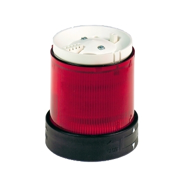 Element za svetlecu kolonu, fi70mm, treptajuca svetiljka sa integrisanom LED, crvena, 120V AC