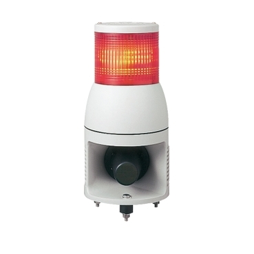 Harmony XVC1: kompletna svetlosna kolona, 1 svetlosna jedinica trepcuca ili stalna, 1 sirena 0...102 dB, 24V AC/DC, IP54, bez postolja