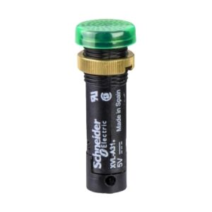Signalna lampica fi 12, sa LED-diodom, zelena, 24V DC