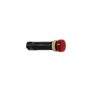 Signalna lampica fi 12, sa LED-diodom, crvena, 24V DC