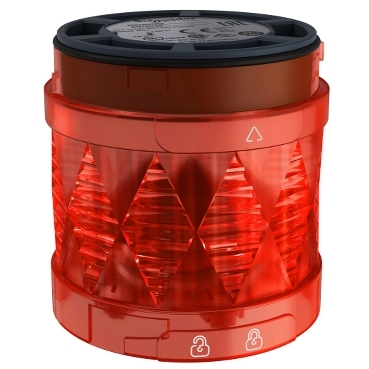 Harmony XVU: LED svetlosna jedinica za signalnu kolonu XVU, 24V AC/DC, trepcuca, visina 50mm, crvena