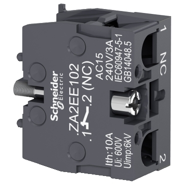 Easy Harmony XA2: blok kontakata, 1NC