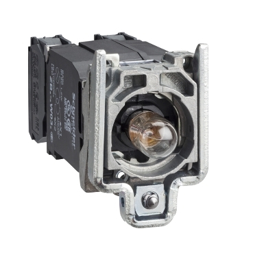 Harmony 4: telo svetlećeg tastera, integrisan transformator 110...120/6V, sa Ba9s sijalicom, 1NO+1NC