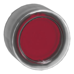 Harmony 4: glava svetleceg tastera fi 22, metalna, za integrisanu LED, kruzna, sa povratkom, ravna, providna kapa, crvena, IP 66