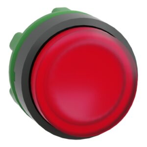 Harmony 5: glava svetleceg tastera fi 22, plasticna, za integrisanu LED, kruzna, sa povratkom, ispupcena, crvena, IP 66