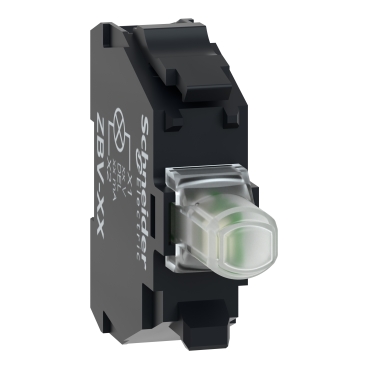 Harmony 4/5: blok za svetlece elemente, integrisana LED 24..120V AC/DC, beli