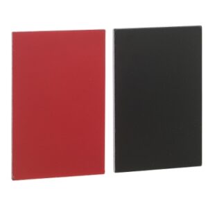 Harmony: legenda 18x27, prazna, za nosac legendi 50x30, crno/crvena