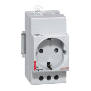 Uticnica modularna, 2P+E, na DIN sinu, 250V: 16A