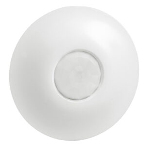 GALEA: detektor pokreta, trozicni, za ugradnju u spusteni plafon, ugao detekcije 360°, 2000W halogeno i inkadescentno 230V/50Hz, precnik detekcije do 8m za montazu na visini 2.5m i prisustva, precnik detekcije do 5m za montazu na visini 2.5m, dva izlazna kontakta i za motore 500VA, IP 41.