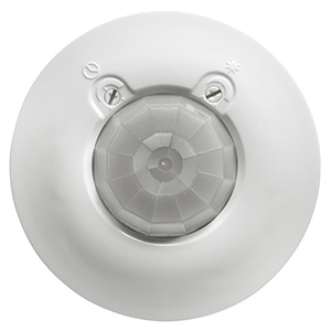 Detektor pokreta, trozicni, za ugradnju u spusteni plafon, ugao detekcije 360°, 1000W halogeno i inkadescentno 230V/50Hz, 250W LED i fluo compact 230V/50Hz, za feromagnetni i elktronski balast, precnik detekcije do 8m za montazu na visinu 2.5m, IP 41