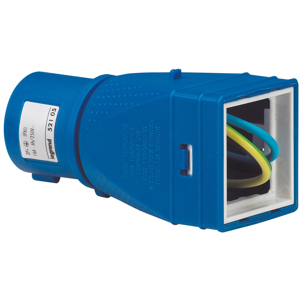 P17 ADAPTER 16A 2P+E MOSAIC