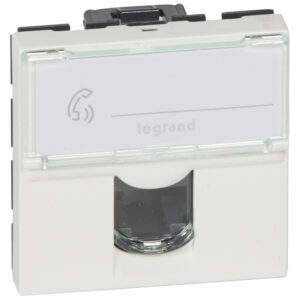 Mosaic: racunarska uticnica RJ45 kat5e UTP, 2M, LCS2 sistem, bela