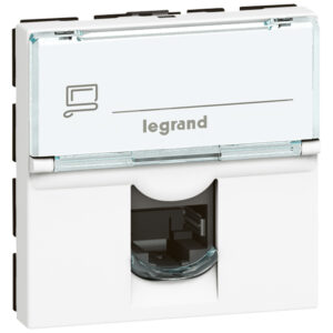 Mosaic: racunarska uticnica RJ45 kat6 UTP, 2M, LCS2 sistem, bela