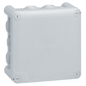 PLEXO: kutija 130x130x74, 10 uvodnica, IP 55