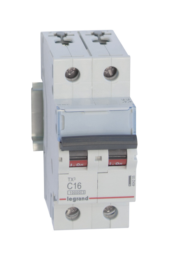 TX3: automatski osigurac 2P, 10kA, kriva "C", 16A