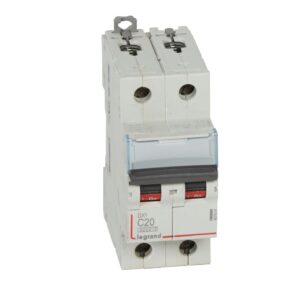DX3: automatski osigurac 2P, 10kA, k-ka "C", 20A