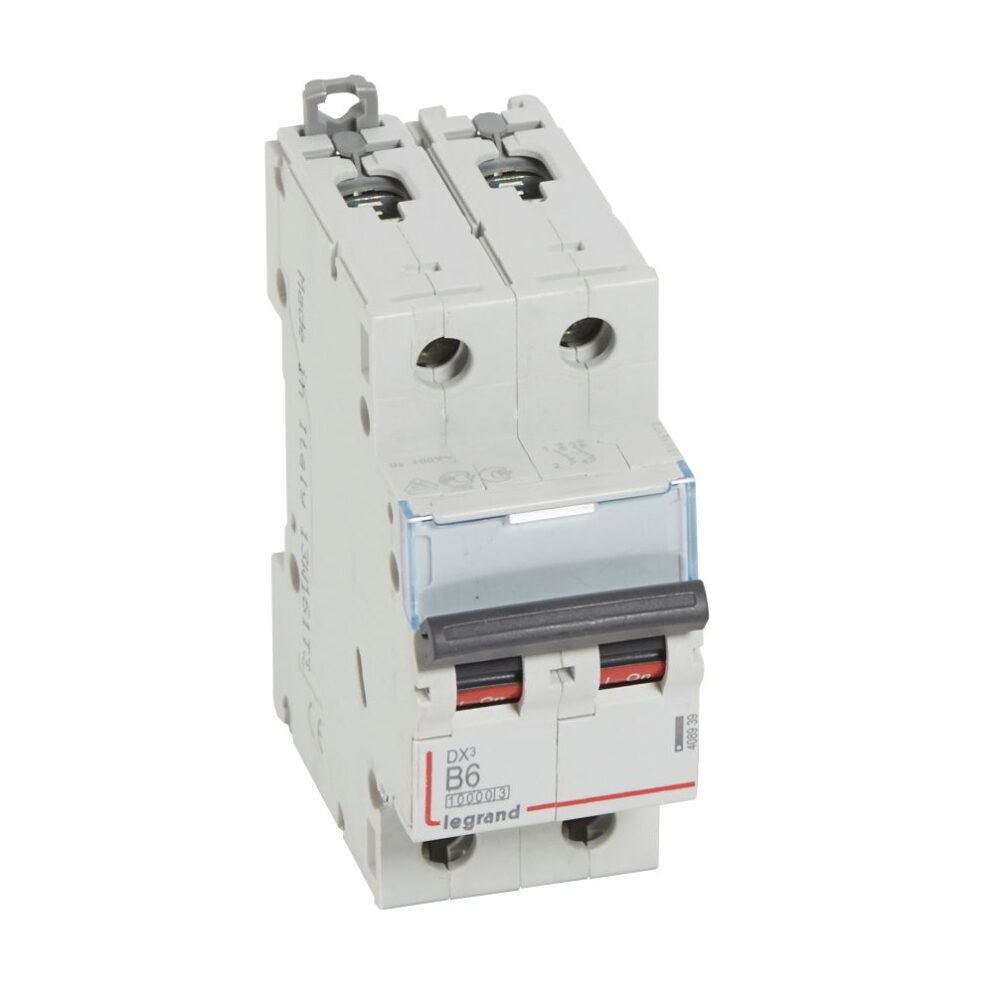 DX3: automatski osigurac 2P, 16kA, kriva "B", 6A