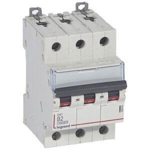 DX3: automatski osigurac 3P, 16kA, kriva "B", 2A