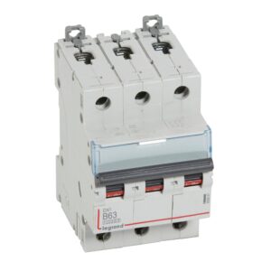 DX3: automatski osigurac 3P, 16kA, kriva "B", 63A
