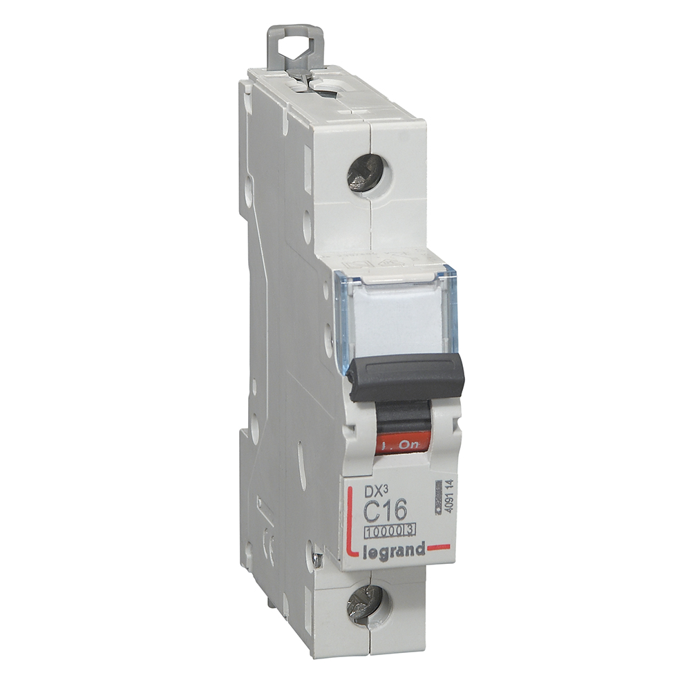 DX3: automatski osigurac 1P, 16kA, kriva "C", 16A