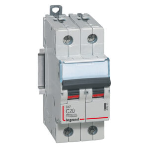 DX3: automatski osigurac 2P, 16kA, kriva "C", 20A