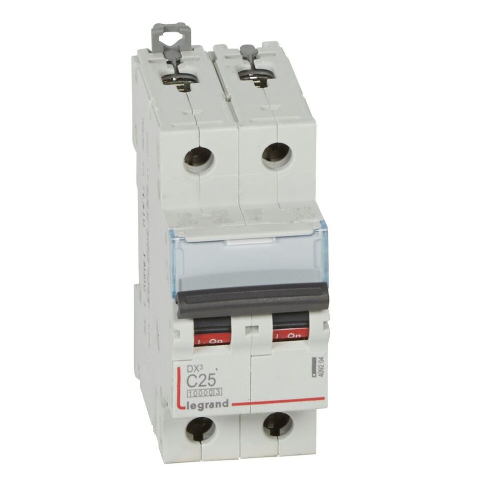 DX3: automatski osigurac 2P, 16kA, kriva "C", 25A