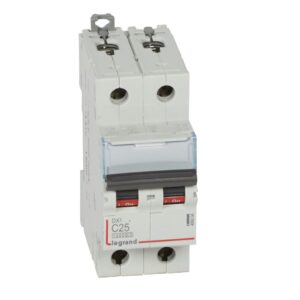 DX3: automatski osigurac 2P, 16kA, kriva "C", 25A