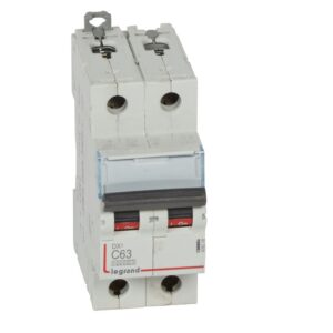 DX3: automatski osigurac 2P, 16kA, kriva "C", 63A