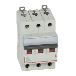 DX3: automatski osigurac 3P, 16kA, kriva "C", 63A