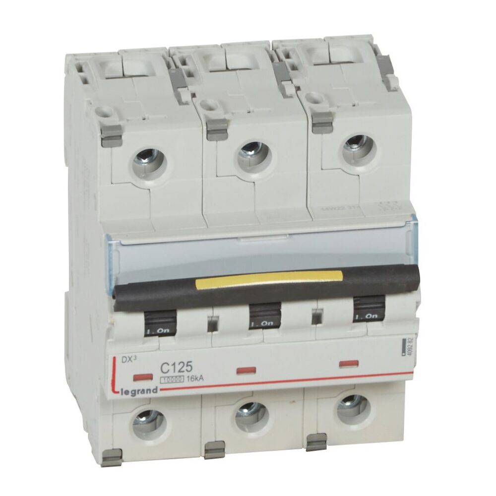 DX3: automatski osigurac 3P, 16kA, kriva "C", 125A