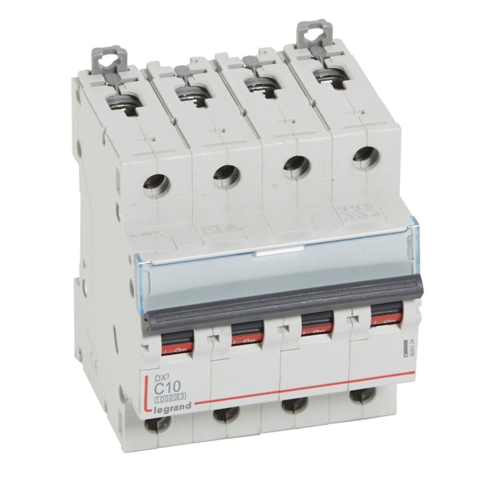 DX3: automatski osigurac 4P, 16kA, kriva "C", 10A
