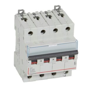 DX3: automatski osigurac 4P, 10kA, kriva "C", 20A