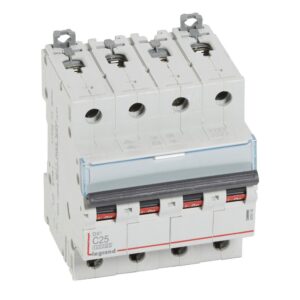 DX3: automatski osigurac 4P, 10kA, kriva "C", 25A