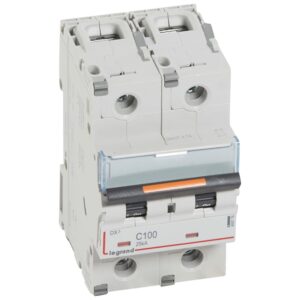 DX3: automatski osigurac 2P, 25 kA, kriva "C", 100A